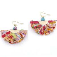 Kantha Earrings