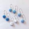 Ohrring T. Tombola, Set 4 Paar, Aqua, Silber