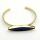 Messingarmband mit Horn