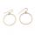Ohrring floating Hoop, ca. 3,5 cm (mit Box)