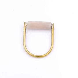 Ring Simple, Horn, Größe 6