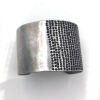 Armreif Aluminium "Half-Dots" recycelt