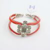 Armreif Blume Rot