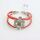Armreif Blume Rot