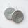 Sisal Ohrring Scheibe Large Silver