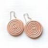 Sisal Ohrring Scheibe Small Blush
