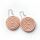 Sisal Ohrring Scheibe Small Blush