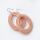 Sisal Ohrring Loop Blush