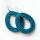 Sisal Ohrring Loop Petrol