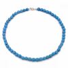 Kette Pearls, Light Blue,Silberverschluß