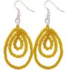 Sankofa Ohrringe Mustard
