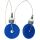 Ohrringe Full Circle, Blau