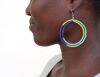 Color Block Hoop Ohrringe. 4er Set