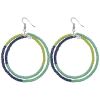 Color Block Hoop Ohrringe. 4er Set
