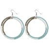 Color Block Hoop Ohrringe. 4er Set