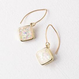 Clare Opal Earrings