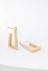 Lenore Geo Mother-of-Pearl Earrings