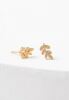 Frosted Rowen Stud Earrings