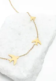 Sparrow Gold Necklace