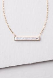 Lenore Cross Bar Necklace
