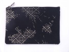 Kosmetiktasche Baumwolle, Schwarz