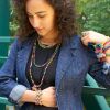 Kantha long Necklace, 150 cm