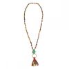 Kantha Tassel Necklace