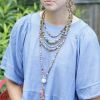 Kantha Tassel Necklace
