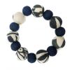 Kantha Indigo Bauble Bracelet