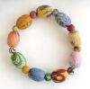 Kantha Dotted Oval Bracelet
