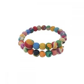 Kantha Bracelet Overlap