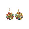Kantha Earring, Sunflower