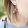 Kantha Earring, Sunflower