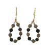 Kantha Noir, Teardrop Earrings