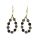 Kantha Noir, Teardrop Earrings