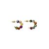 Kantha Earring, Tiny Hoops