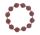 Armband Luxe Globe, Bordeaux