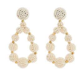 Ohrringe Chelsea Teardrop, Cream