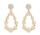 Ohrringe Chelsea Teardrop, Cream