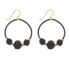 Ohrringe Uptown Girl, Black