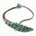Tagua Kette, Epiro, Petrol/Grau