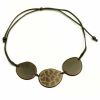 Tagua Kette, Hostami Batik, Braun
