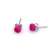 Tagua Ohrstecker TOPI 5 mm Pink