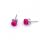 Tagua Ohrstecker TOPI 5 mm Pink
