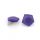 Tagua Ohrclip Blau