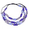 Tagua Kette Paris, Blau