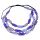 Tagua Necklace Paris, Blue