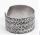 Armreif Aluminium "Welle" recycelt