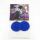 Sisal Ohrring Scheibe Large Blue