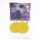 Sisal Ohrring Scheibe Large Yellow